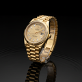 Rolex Day-Date oro giallo con diamanti da collezione