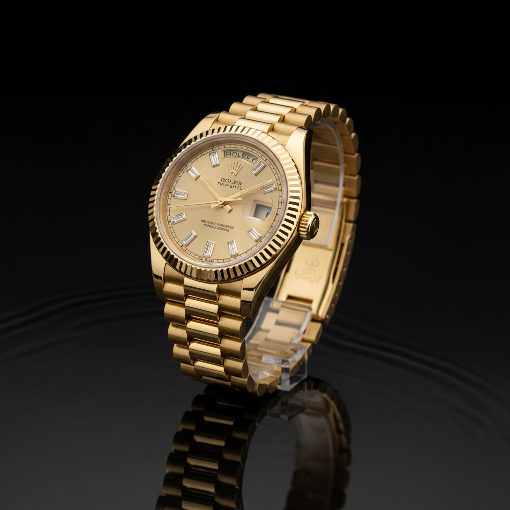 Rolex Day-Date oro giallo con diamanti da collezione